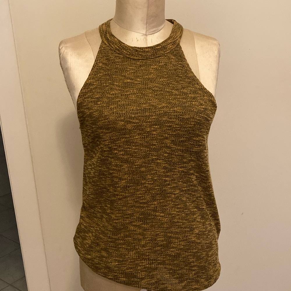 Black/Mustard Topshop Tank
